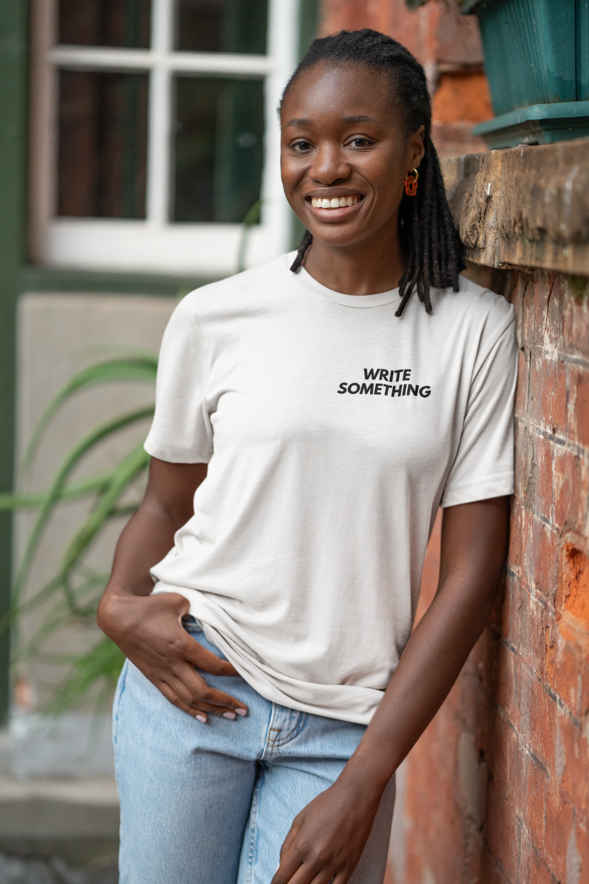 Write Something Pocket T-Shirt