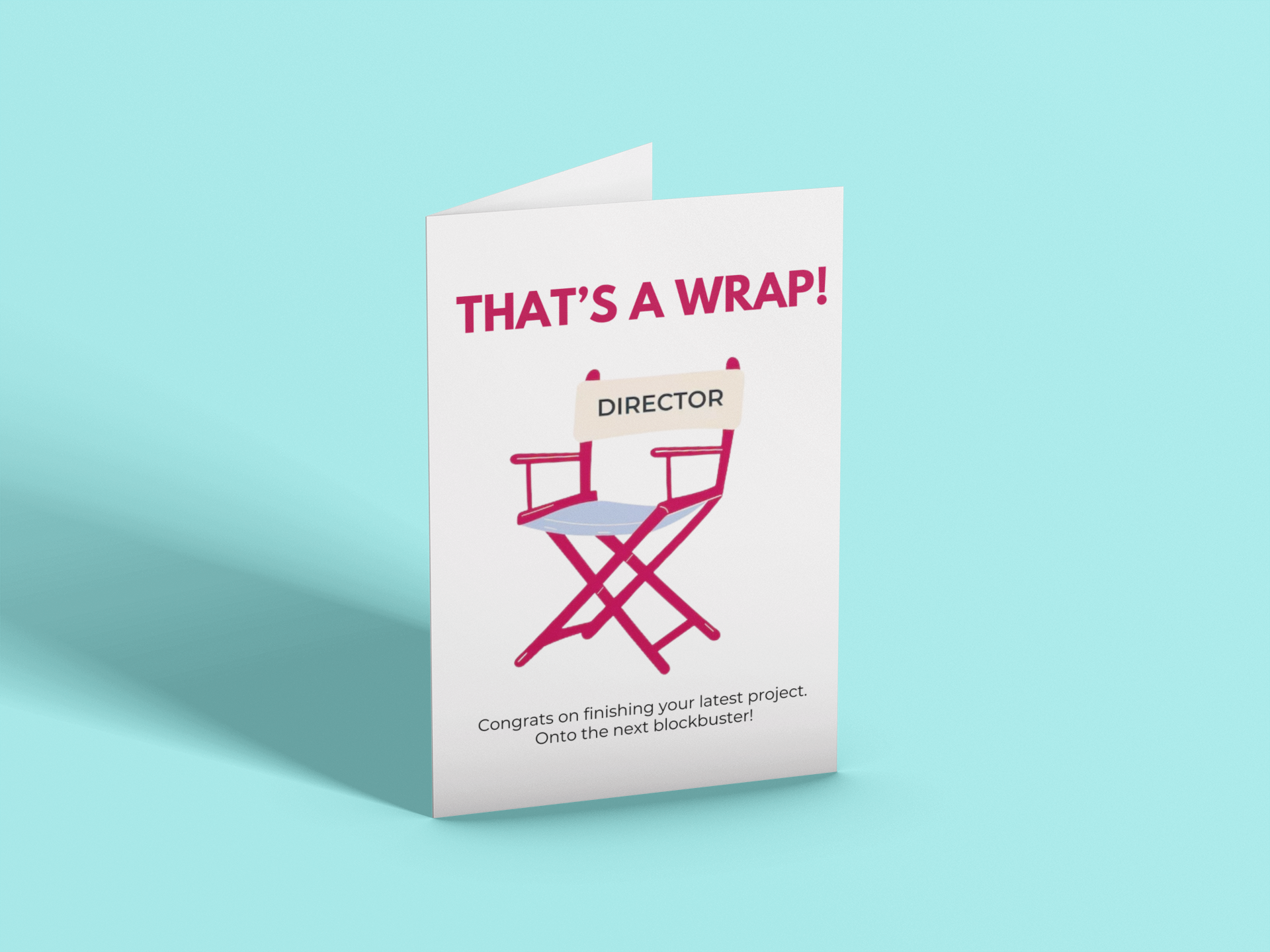 That’s a Wrap! Greeting Card