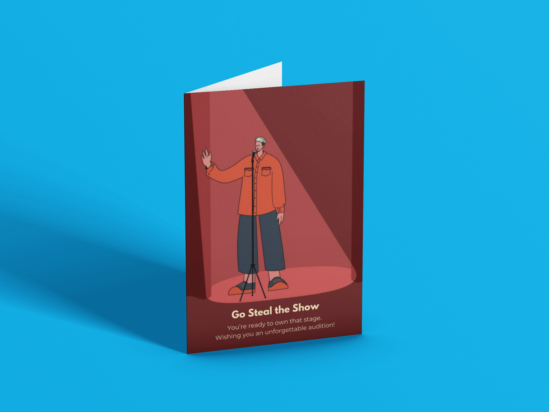 Steal the Show Greeting Card