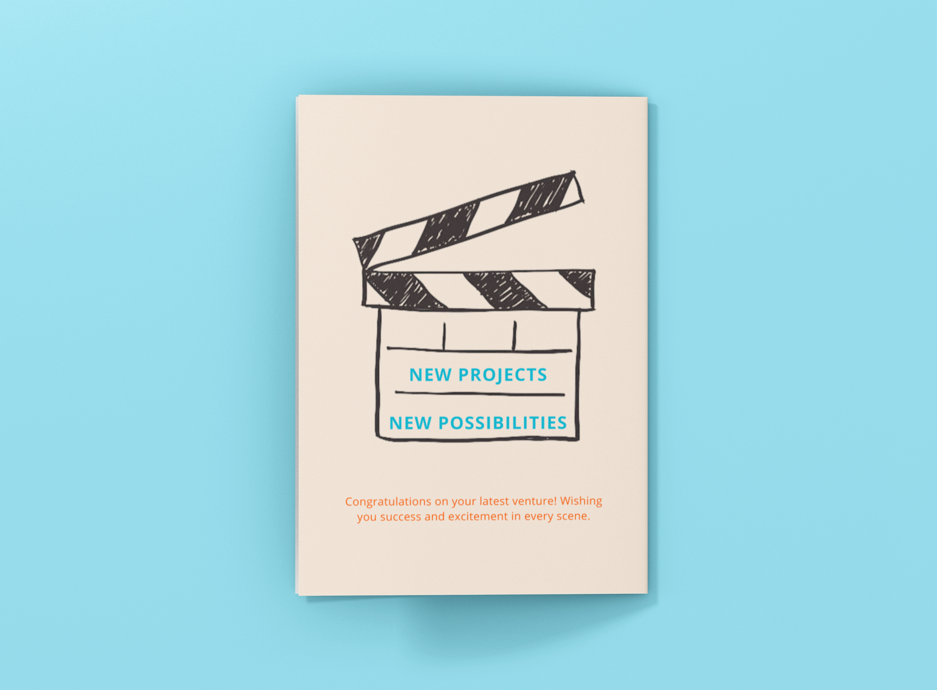 Here’s to New Projects Greeting Card