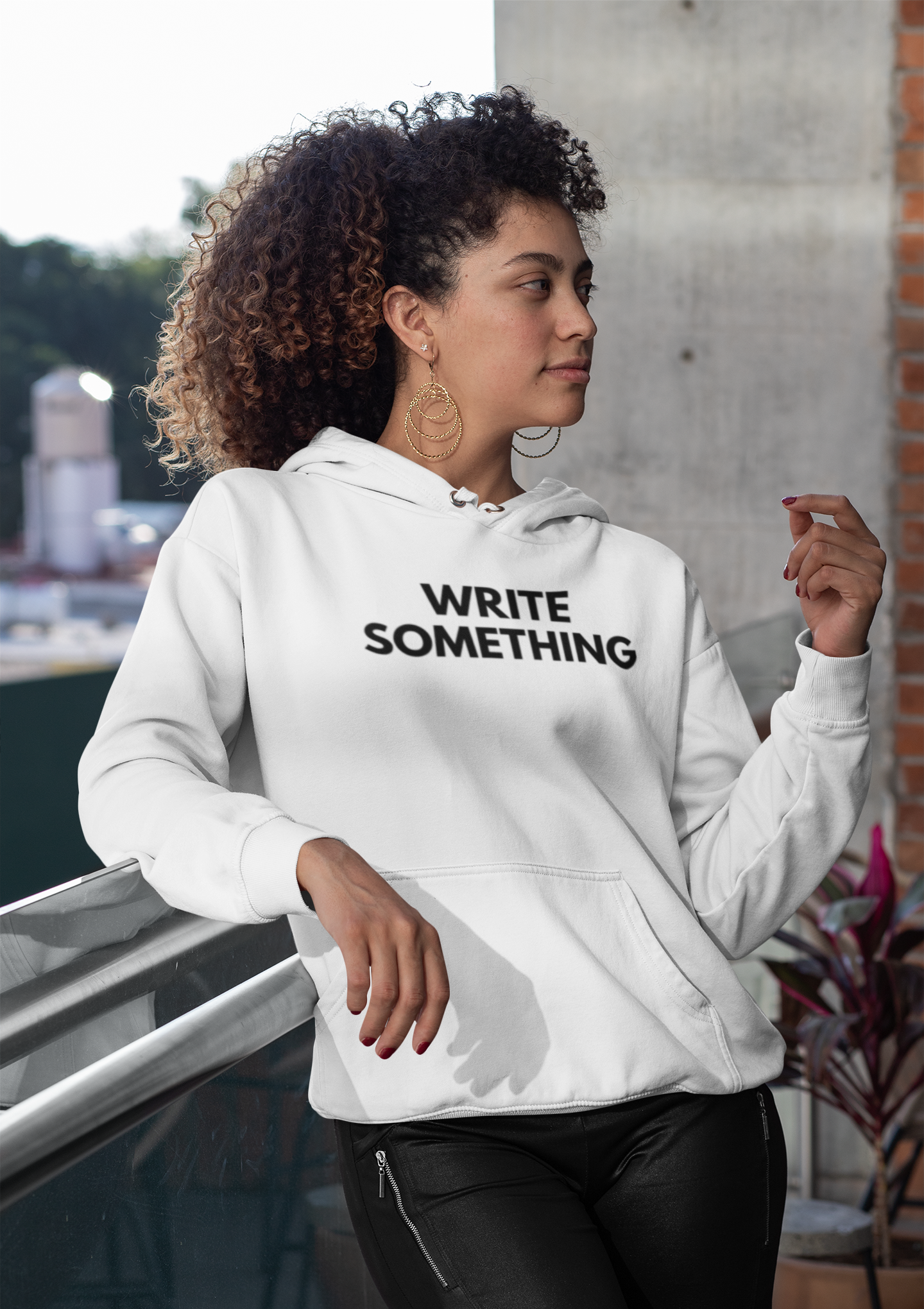 Write Something Hoodie